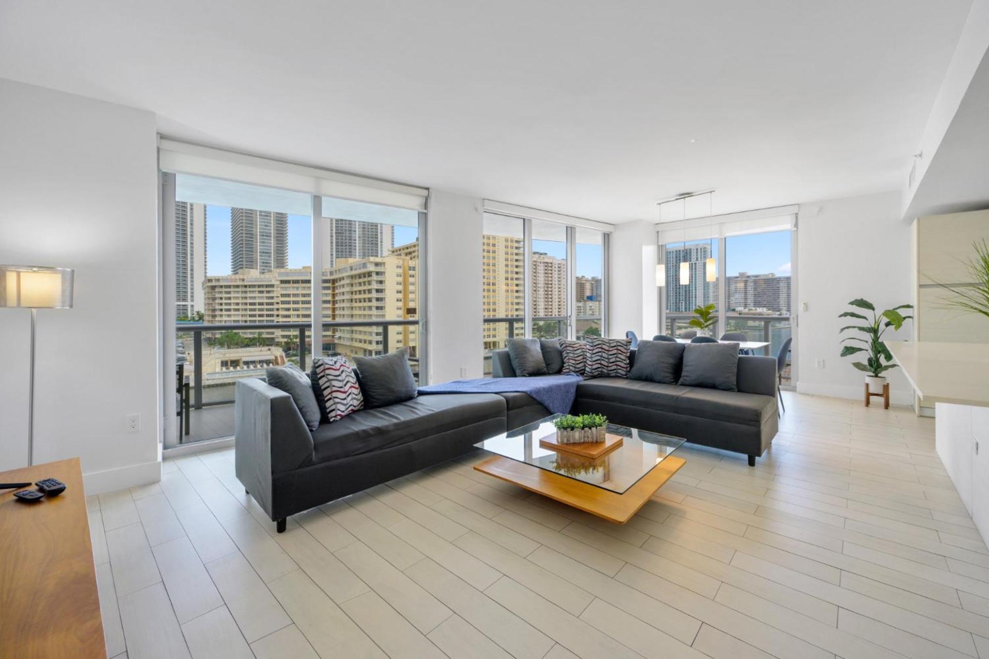 Hallandale Sky Water View 哈兰代尔海滩 外观 照片