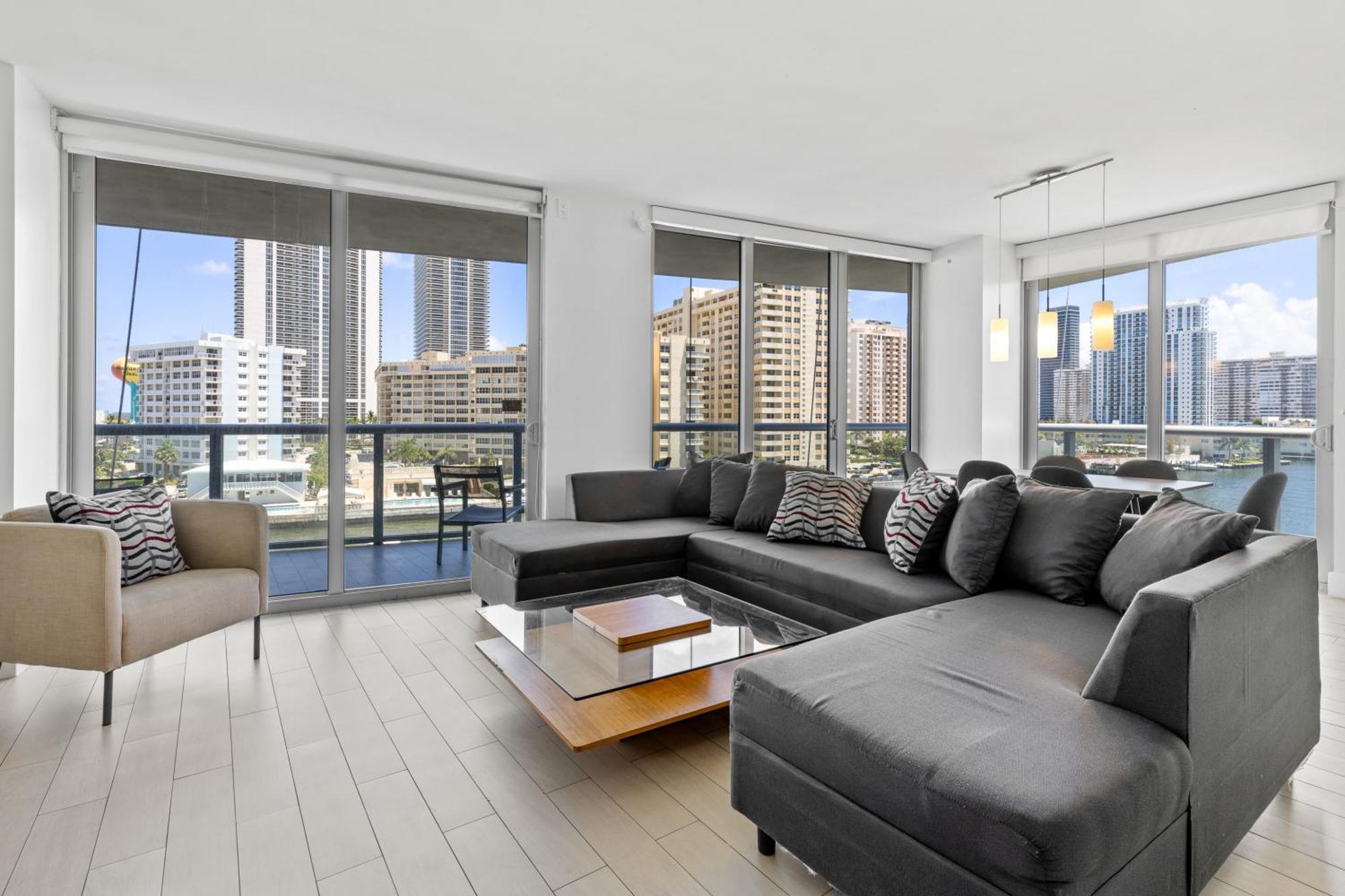 Hallandale Sky Water View 哈兰代尔海滩 外观 照片