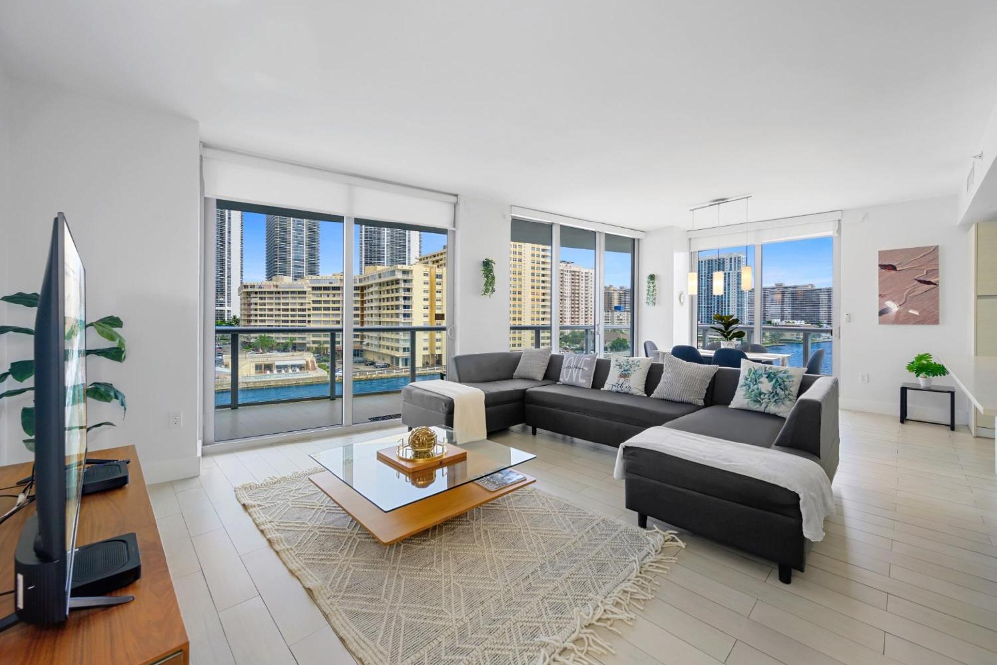 Hallandale Sky Water View 哈兰代尔海滩 外观 照片